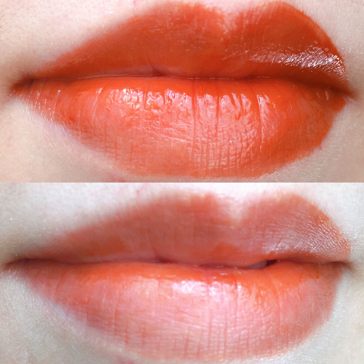 ジューシーラスティングティント 08 アップルブラウン(APPLE BROWN)/rom&nd/リップティントを使ったクチコミ（3枚目）