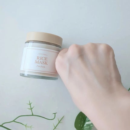 RICE MASK/I'm from/洗い流すパック・マスクを使ったクチコミ(5枚目)