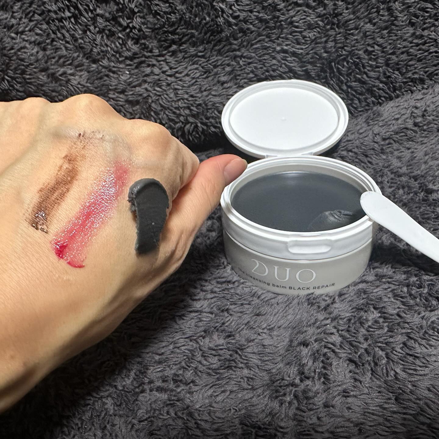 デュオ ザ クレンジングバーム ブラックリペア /DUO/クレンジングバームを使ったクチコミ（3枚目）