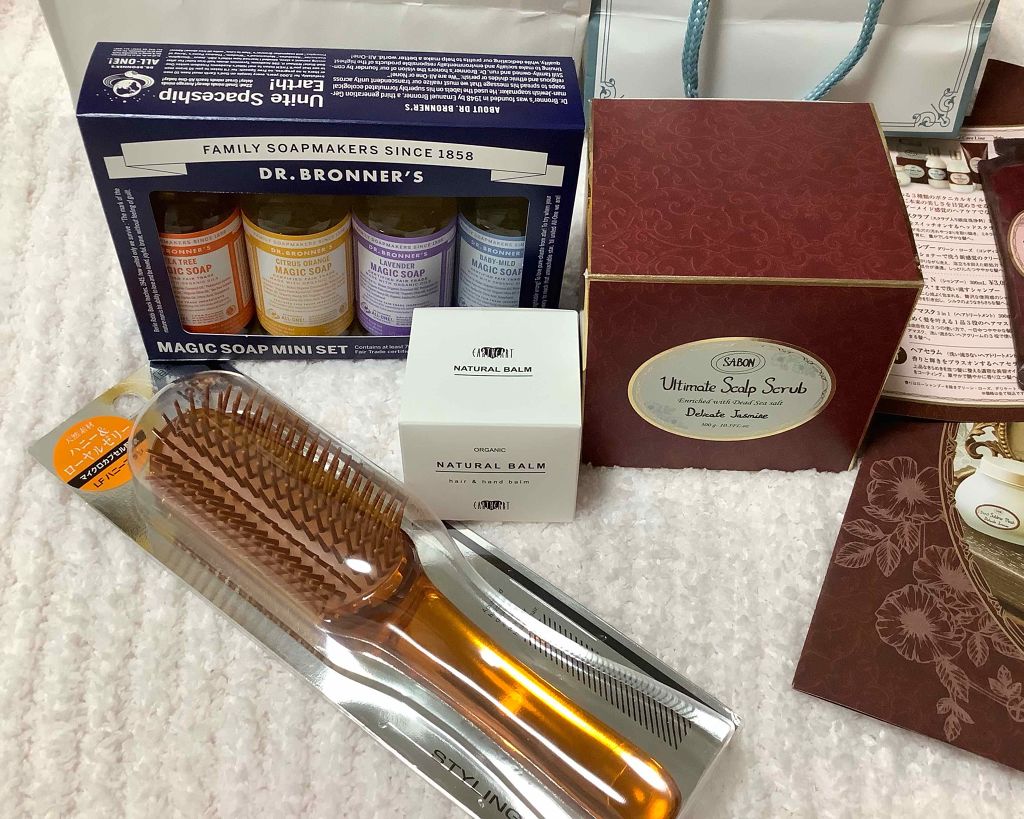 オーガニック ナチュラル バーム/HAIR & MAKE EARTH（アースホールディングス）/ヘアバームを使ったクチコミ（1枚目）