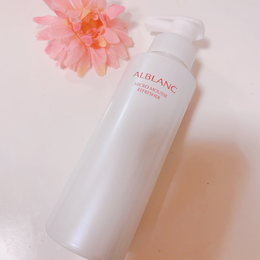 マイクロムース リフレッシャー/ALBLANC/泡洗顔を使ったクチコミ（1枚目）