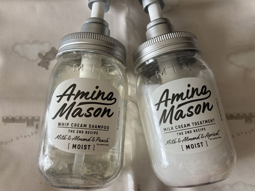 アミノメイソン ディープモイスト ホイップクリーム シャンプー/ミルククリーム ヘアトリートメント/アミノメイソン/市販シャンプーを使ったクチコミ（2枚目）