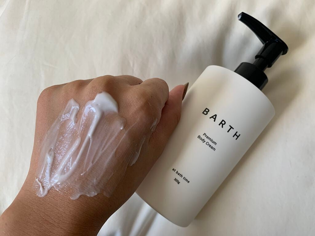 プレミアムボディクリーム at bath time/BARTH/ボディクリームを使ったクチコミ(2枚目)