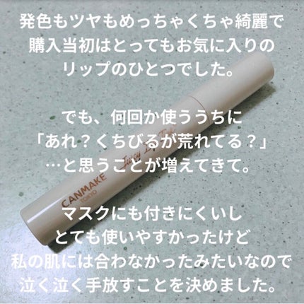 ジューシーリップティント/キャンメイク/口紅を使ったクチコミ(2枚目)