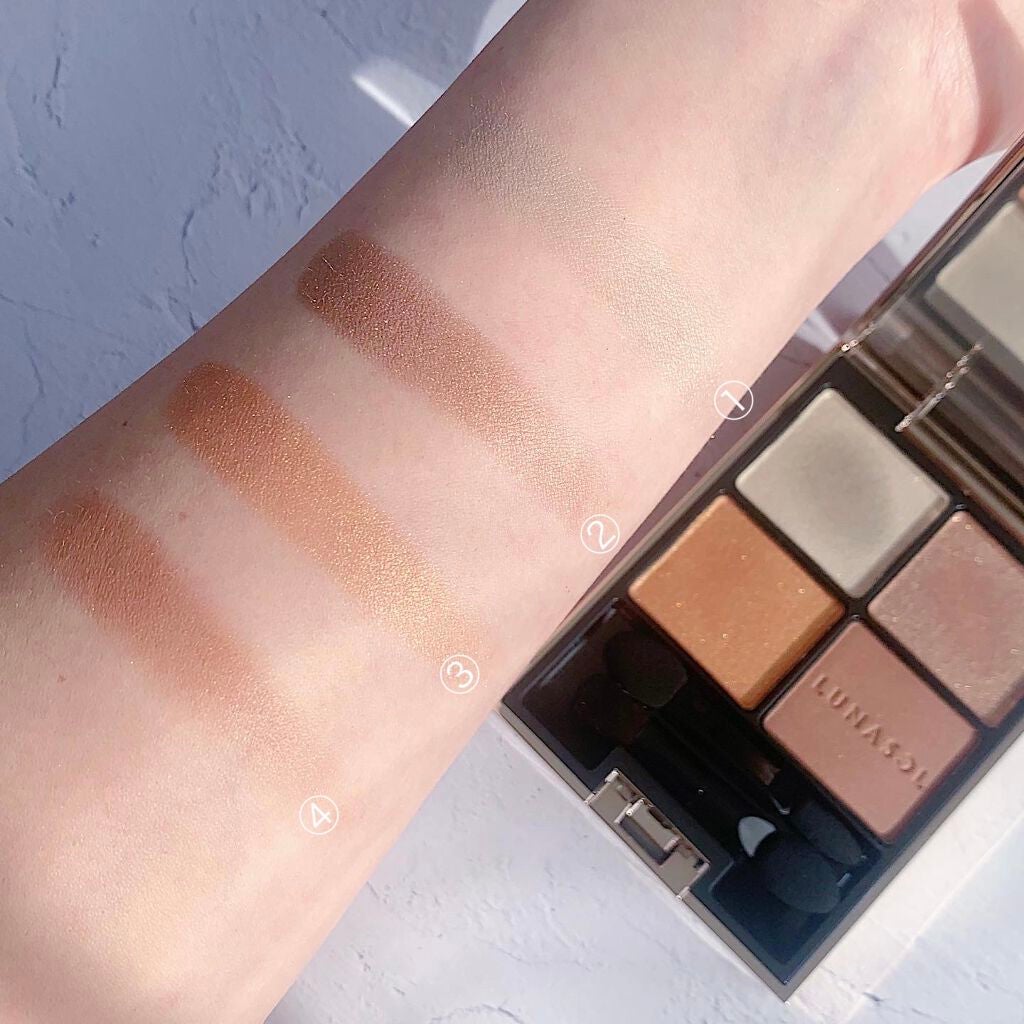 アイカラーレーション/LUNASOL/アイシャドウパレットを使ったクチコミ(4枚目)