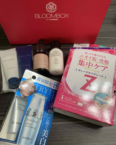 #bloombox 
#2019年 #7月

#biore 
#ディープクリアシートz 
#ハーブミントの香り

#johnmastersorganics 
#ボディミルク
#ゼラニウム&グレープフルー