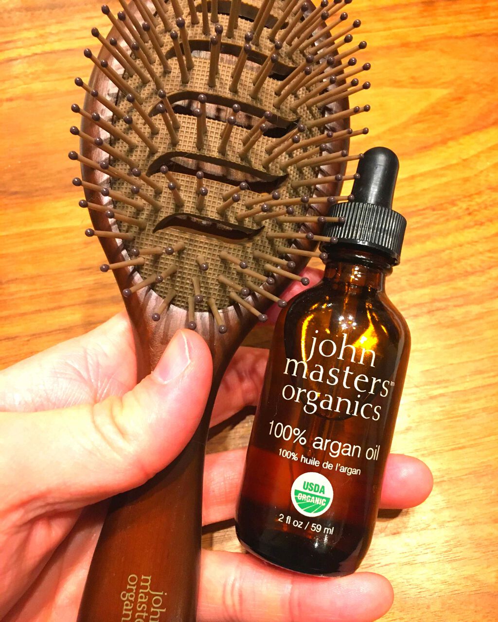 ベントパドルブラシ/john masters organics/ヘアブラシを使ったクチコミ（1枚目）