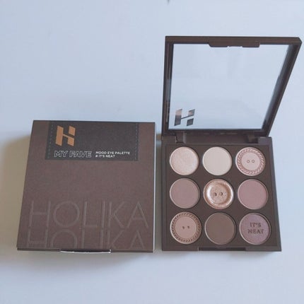 マイフェイブムードアイパレット 9カラー/HOLIKA HOLIKA/アイシャドウパレットを使ったクチコミ(4枚目)