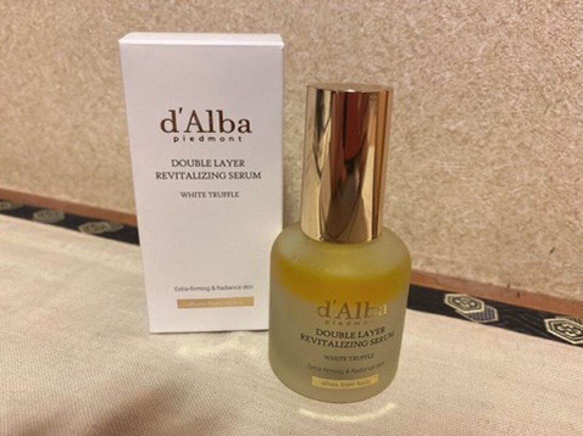 ホワイトトリュフダブルレイヤーリバイタライジングセラム/ダルバ/美容液を使ったクチコミ(1枚目)