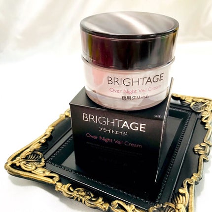 オーバーナイト ヴェールクリーム/BRIGHTAGE/フェイスクリームを使ったクチコミ(4枚目)