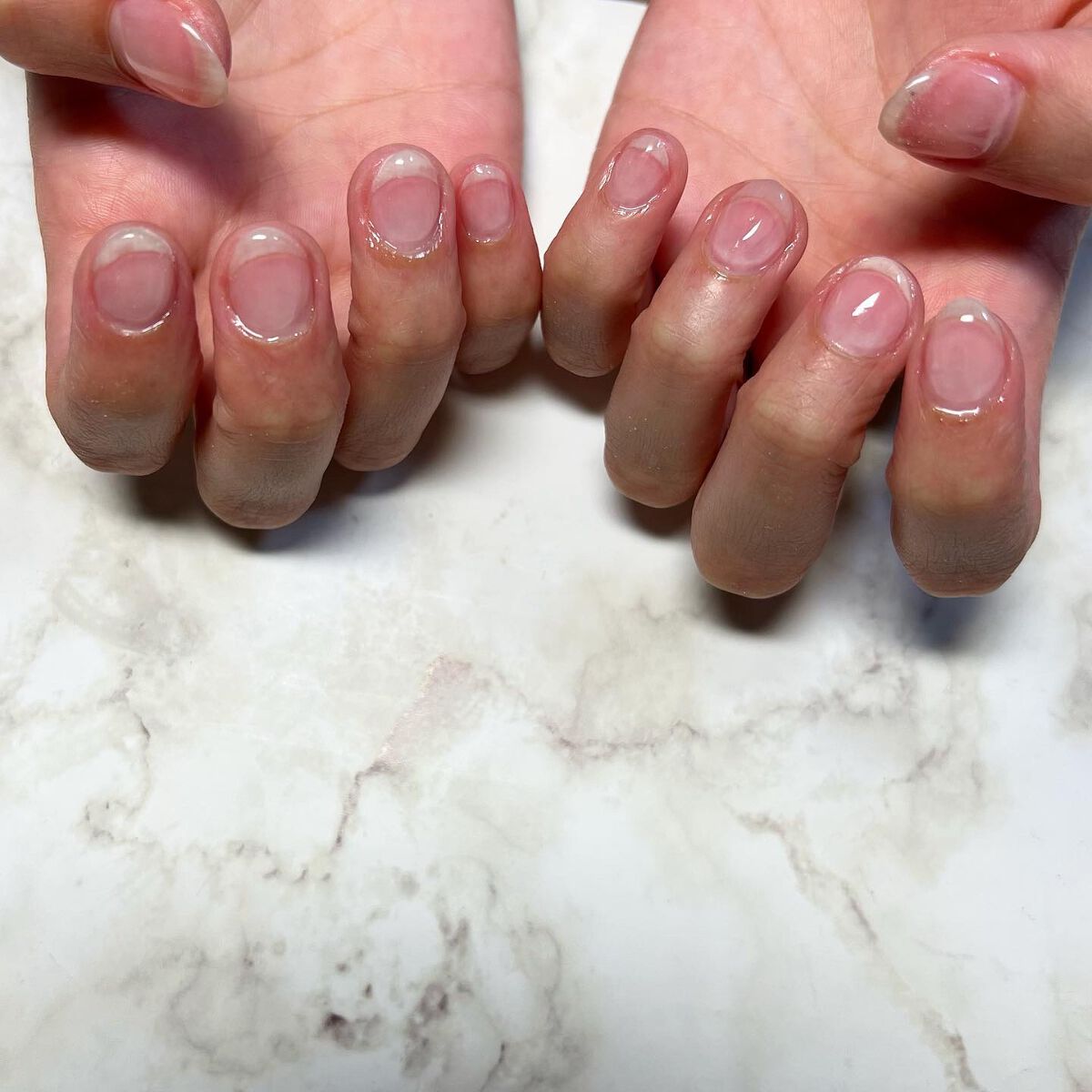 cst on LIPS 「どんなふうに変わっていくか楽しみ❤️🥺#ネイルケア#ナチュラル..」(2枚目)