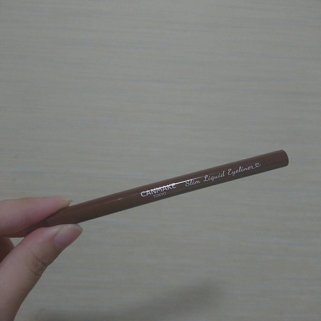 スリムリキッドアイライナー 02 ブラウン/キャンメイク/リキッドアイライナーを使ったクチコミ（1枚目）