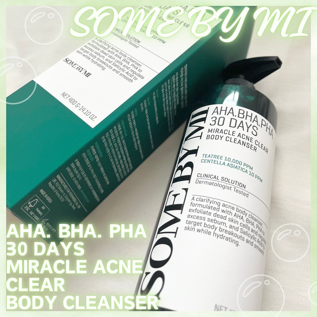 AHA·BHA·PHA 30デイズミラクルアクネボディクレンザー/SOME BY MI/ボディソープを使ったクチコミ（1枚目）