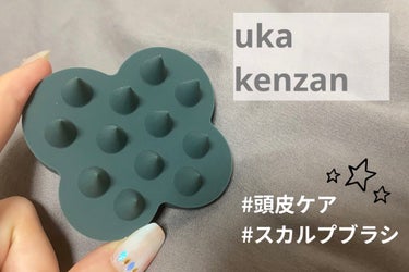 ウカ スカルプブラシ KENZAN

「頭皮と顔は繋がってる。」
「頭皮が凝ると顔が老ける。」

と言うのを聞いて頭皮ケアについて調べていたら見つかった商品です！

【使用感】
とにかく気持ちいい。私は