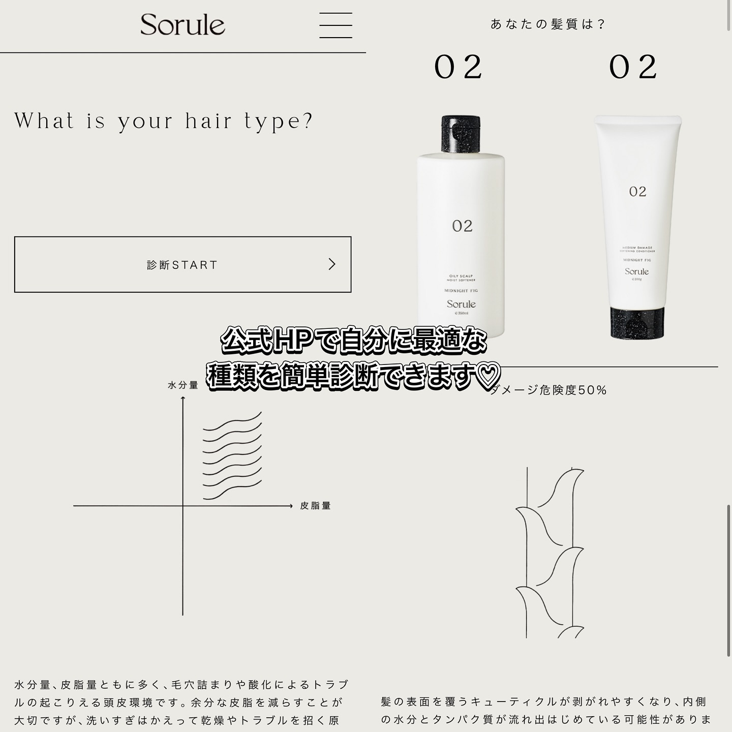 ソフニングコンディショナー 02ミディアムダメージ/Sorule/コンディショナー単品を使ったクチコミ（3枚目）