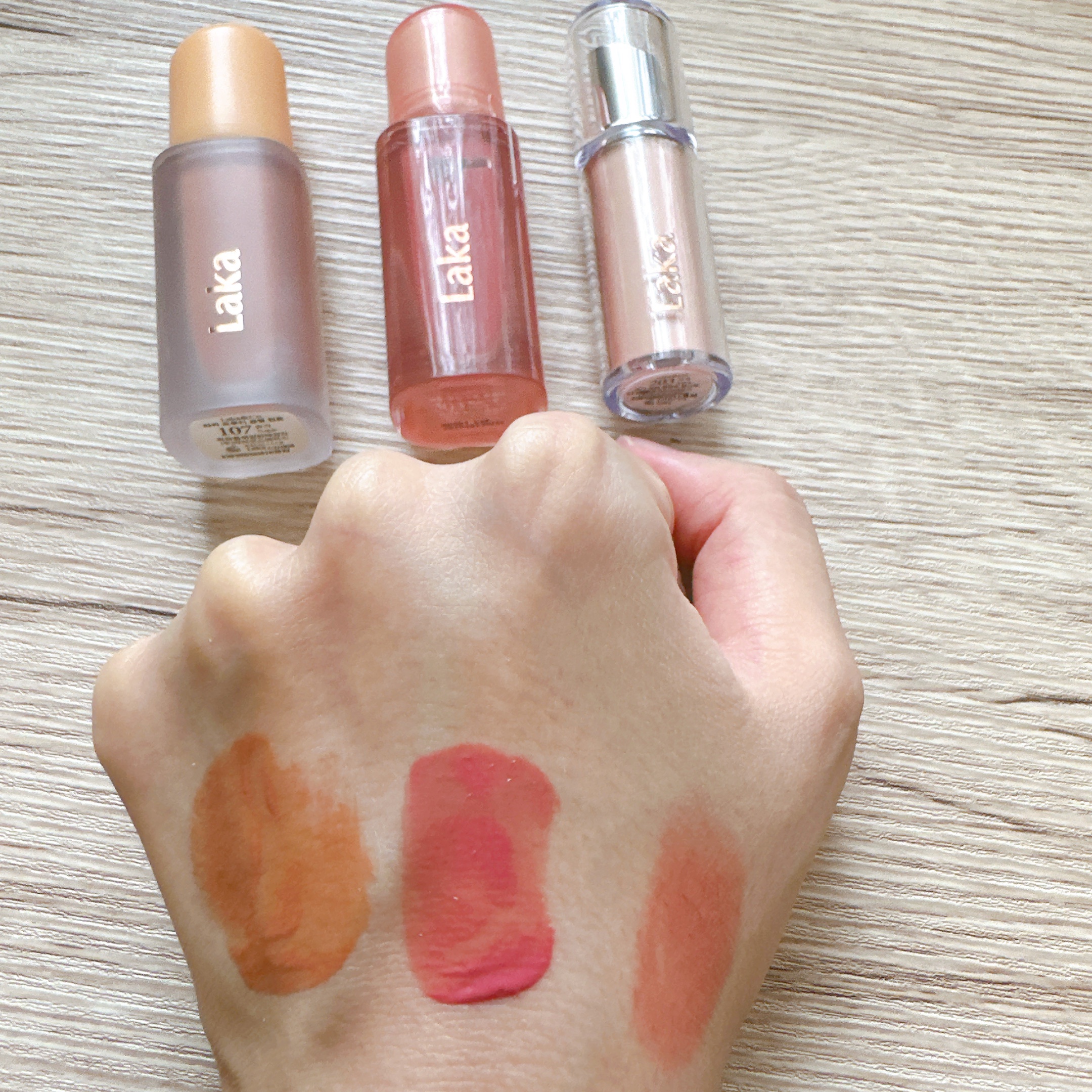 ジェリーイングヌードグロス/Laka/リップグロスを使ったクチコミ（2枚目）