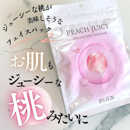 PEACH JUICY スペシャルケアフェイスマスク/POILN/シートマスク・パックを使ったクチコミ(1枚目)