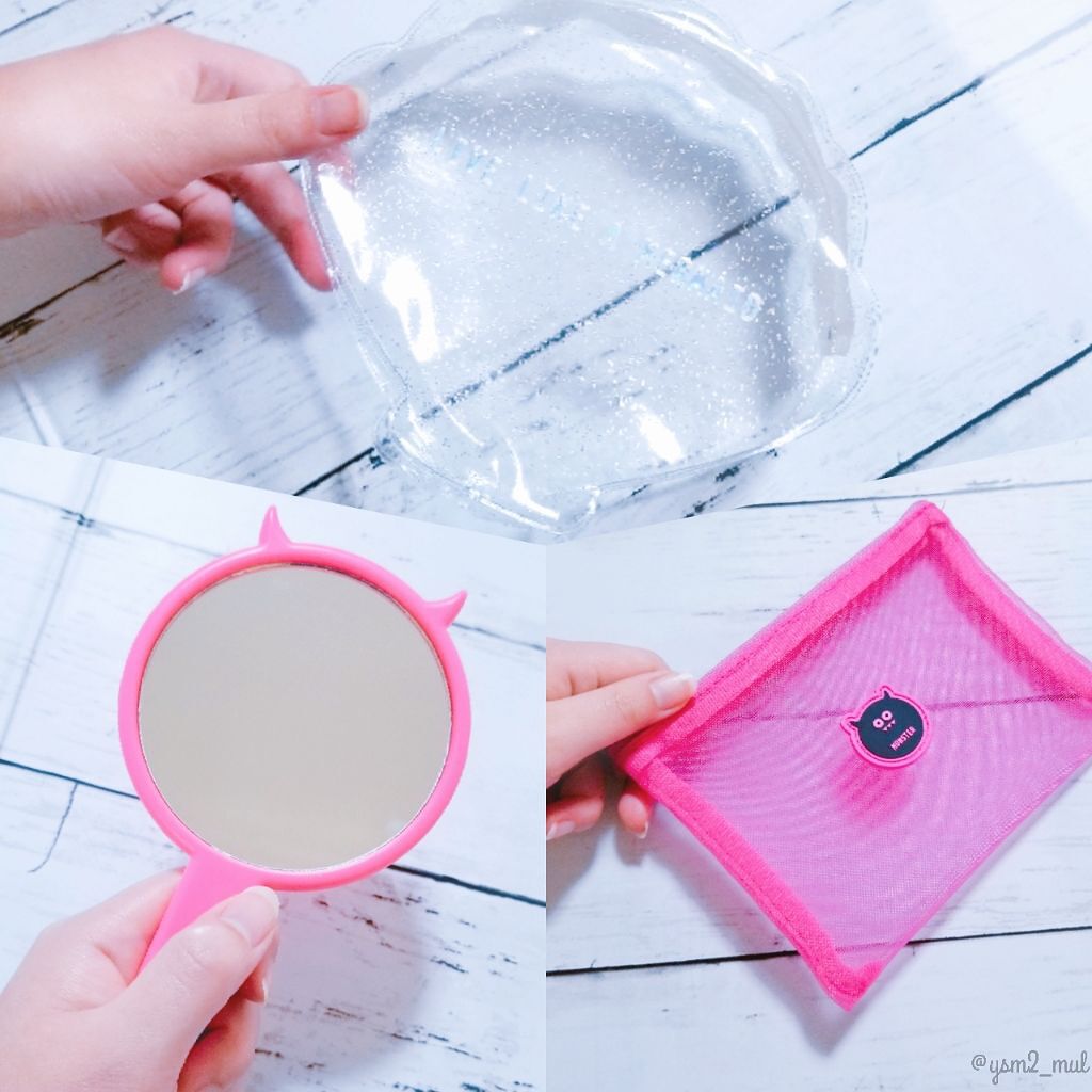 ガールズトレンド研究所 メッシュポーチ/DAISO/その他を使ったクチコミ（2枚目）