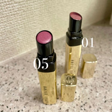 リュクス シャイン インテンス リップスティック 03 トレイルブレイザー/BOBBI BROWN/口紅を使ったクチコミ（3枚目）