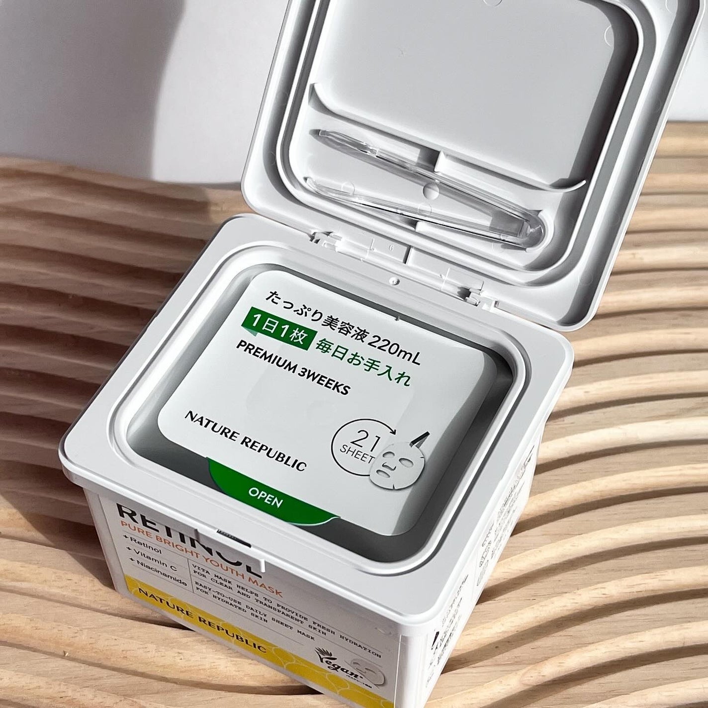 キューブマスク レチノール/ネイチャーリパブリック/シートマスク・パックを使ったクチコミ(3枚目)