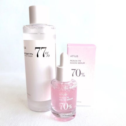 桃70%ナイアシンセラム/Anua/美容液を使ったクチコミ(8枚目)