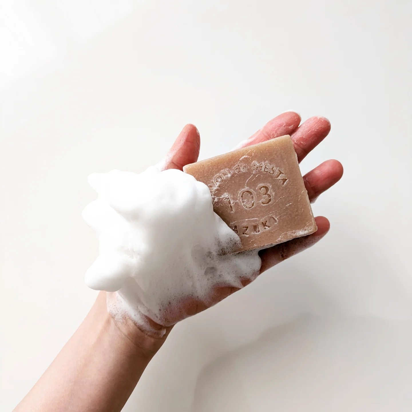 あずき石鹸/SAVON de SIESTA/洗顔石鹸を使ったクチコミ（2枚目）