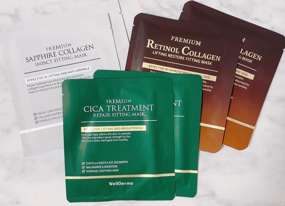 レチノール コラーゲン プレミアム ゲルマスクパック/WellDerma/シートマスク・パックを使ったクチコミ（1枚目）