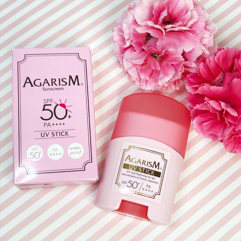 トーンアップUVスティック/AGARISM/日焼け止めスティックを使ったクチコミ（2枚目）
