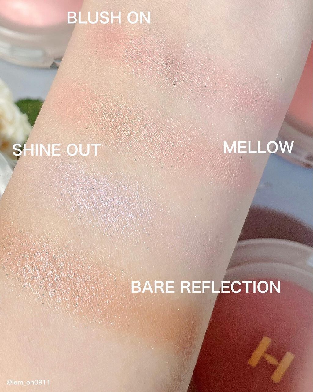 トゥルーディメンショングロウチーク/hince/パウダーチークを使ったクチコミ(3枚目)