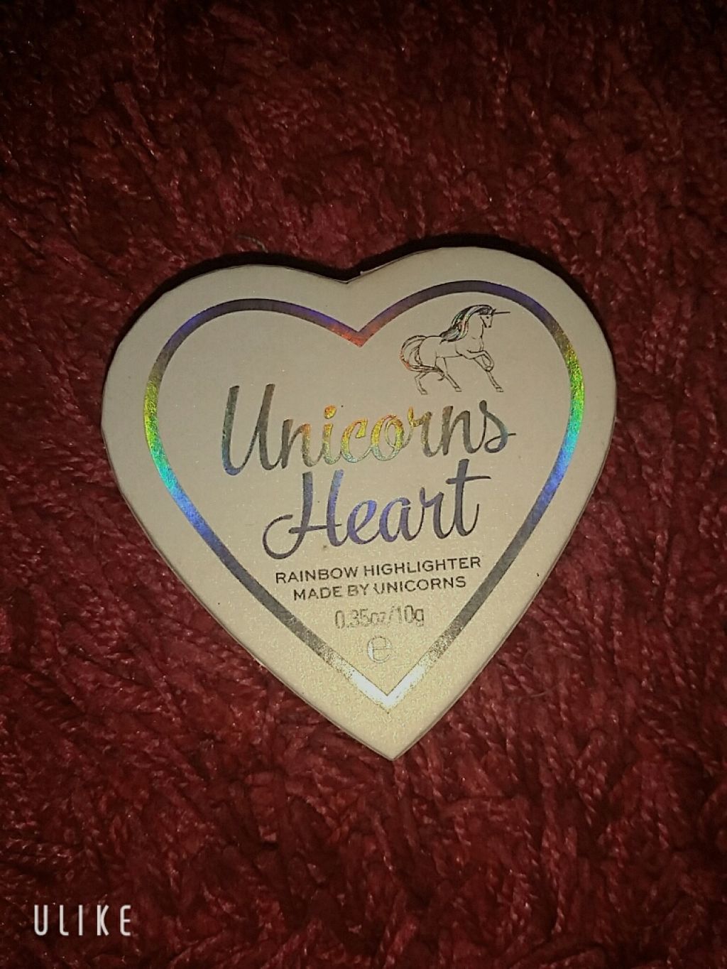 ハートハイライター ユニコーンハート/MAKEUP REVOLUTION/パウダーハイライトを使ったクチコミ(1枚目)