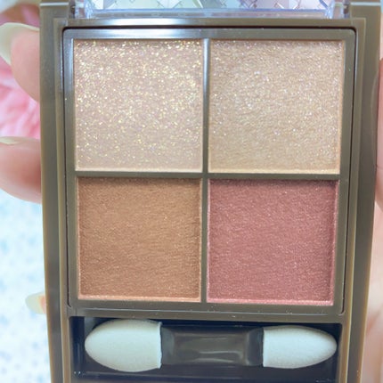 ニュアンスオンアイシャドウ 03 ブロンズレッド/CEZANNE/アイシャドウパレットを使ったクチコミ(2枚目)