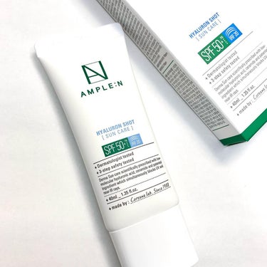 AMPLE:N ヒアルロンショットアンプルサンケアのクチコミ「.

◼︎AMPLE:N
ヒアルロンショットアンプルサンケアIRF SPF50+ PA++++.....」（1枚目）