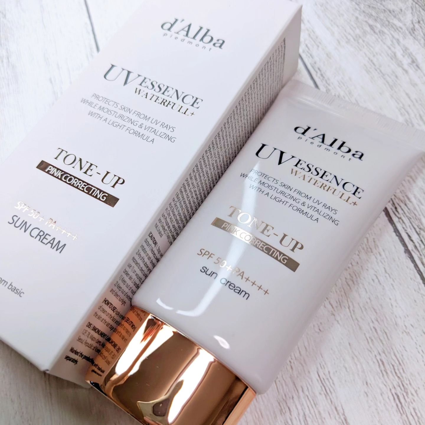 ウォータフルトーンアップサンクリーム/ダルバ/日焼け止めクリームを使ったクチコミ（1枚目）