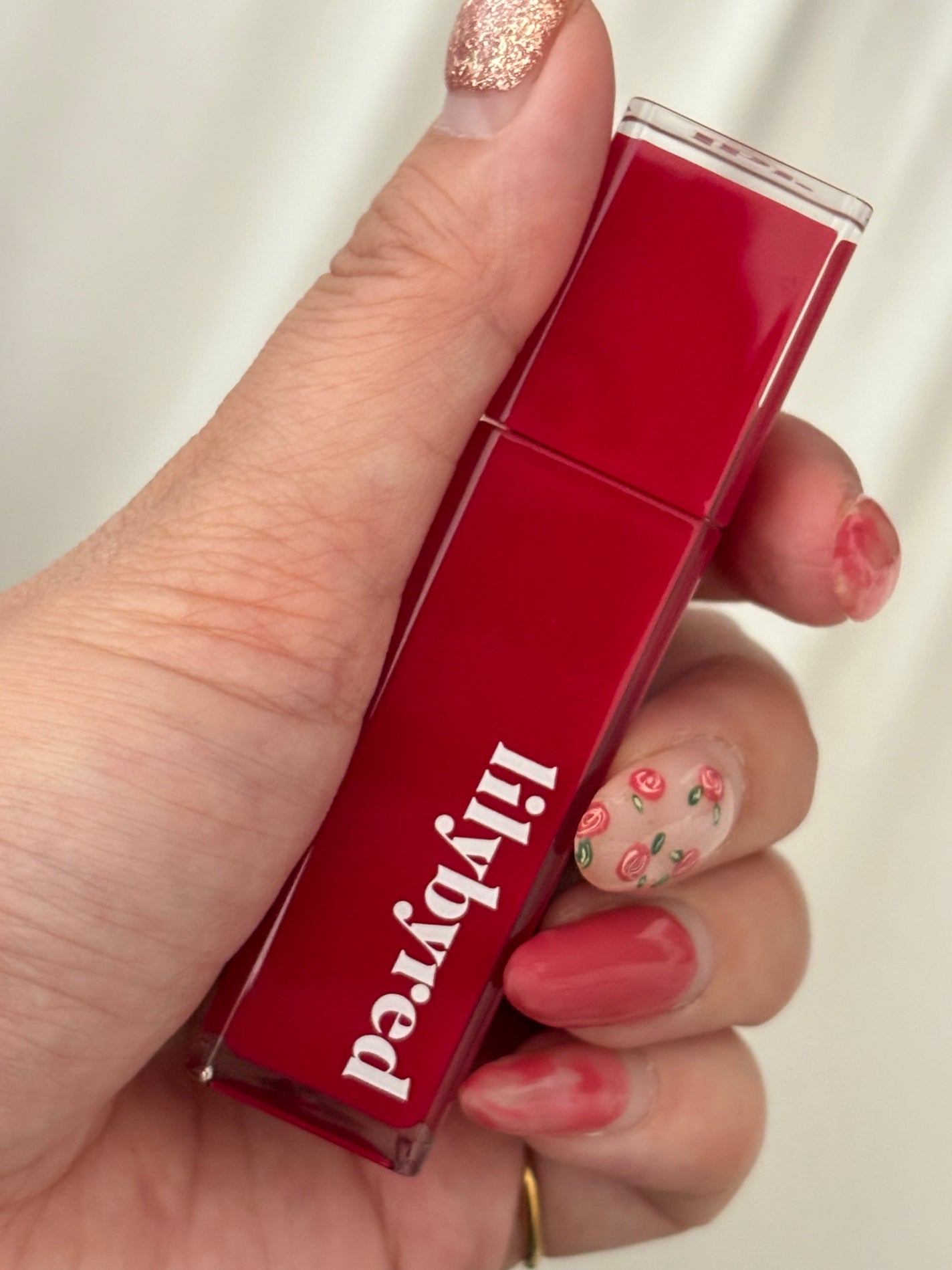 pinkrose strawberry on LIPS 「リリーバイレットブラッディライアーコーティングティント07番ダ..」(2枚目)