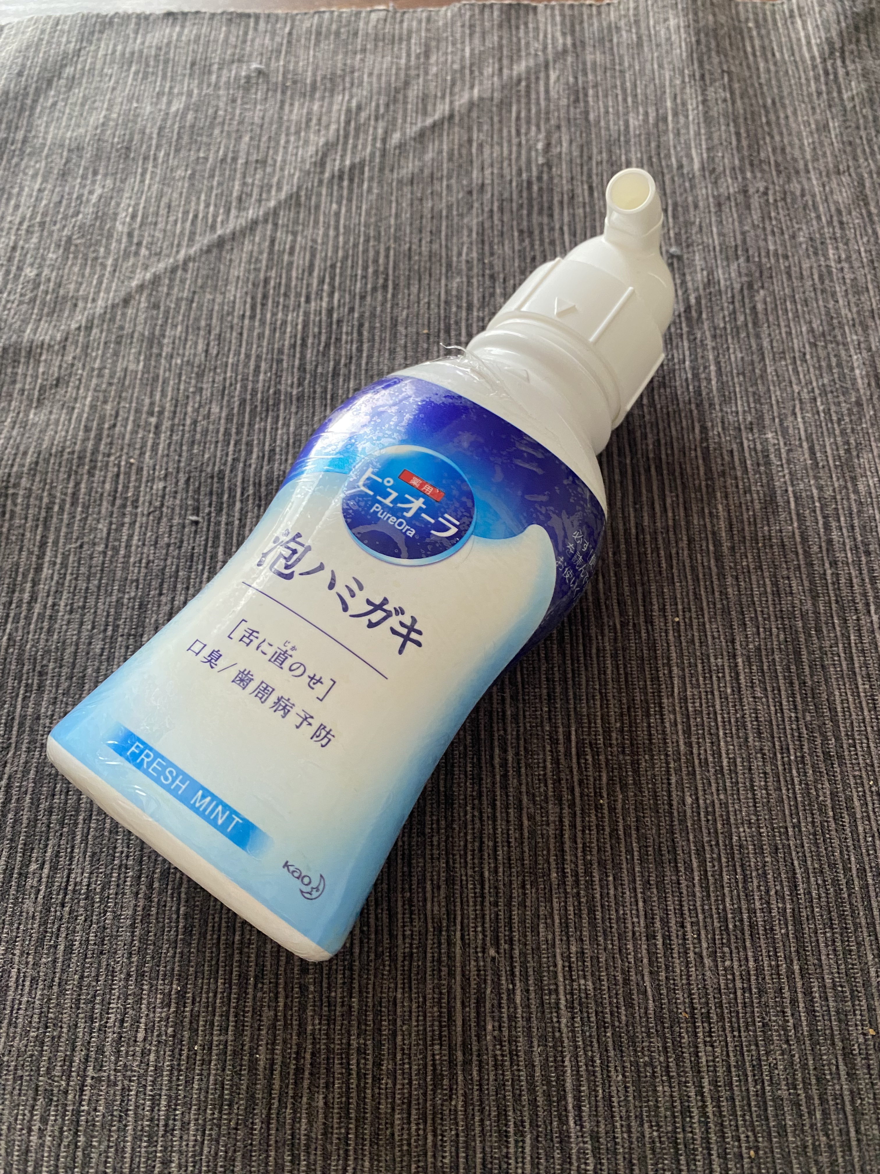 ピュオーラ 泡ハミガキ フレッシュミント 190ml/ピュオーラ/歯磨き粉を使ったクチコミ（3枚目）