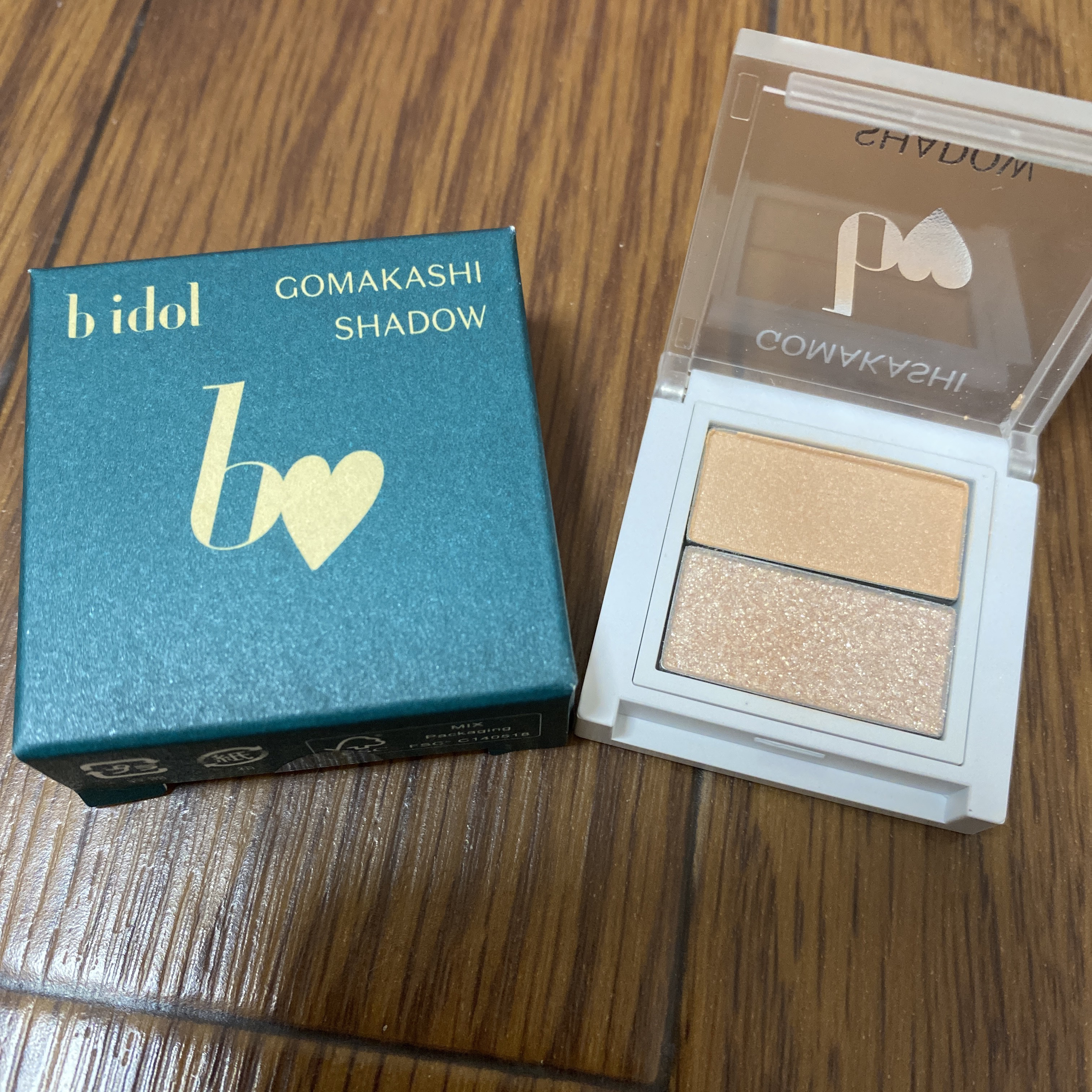 ごまかしシャドウ/b idol/アイシャドウパレットを使ったクチコミ（1枚目）