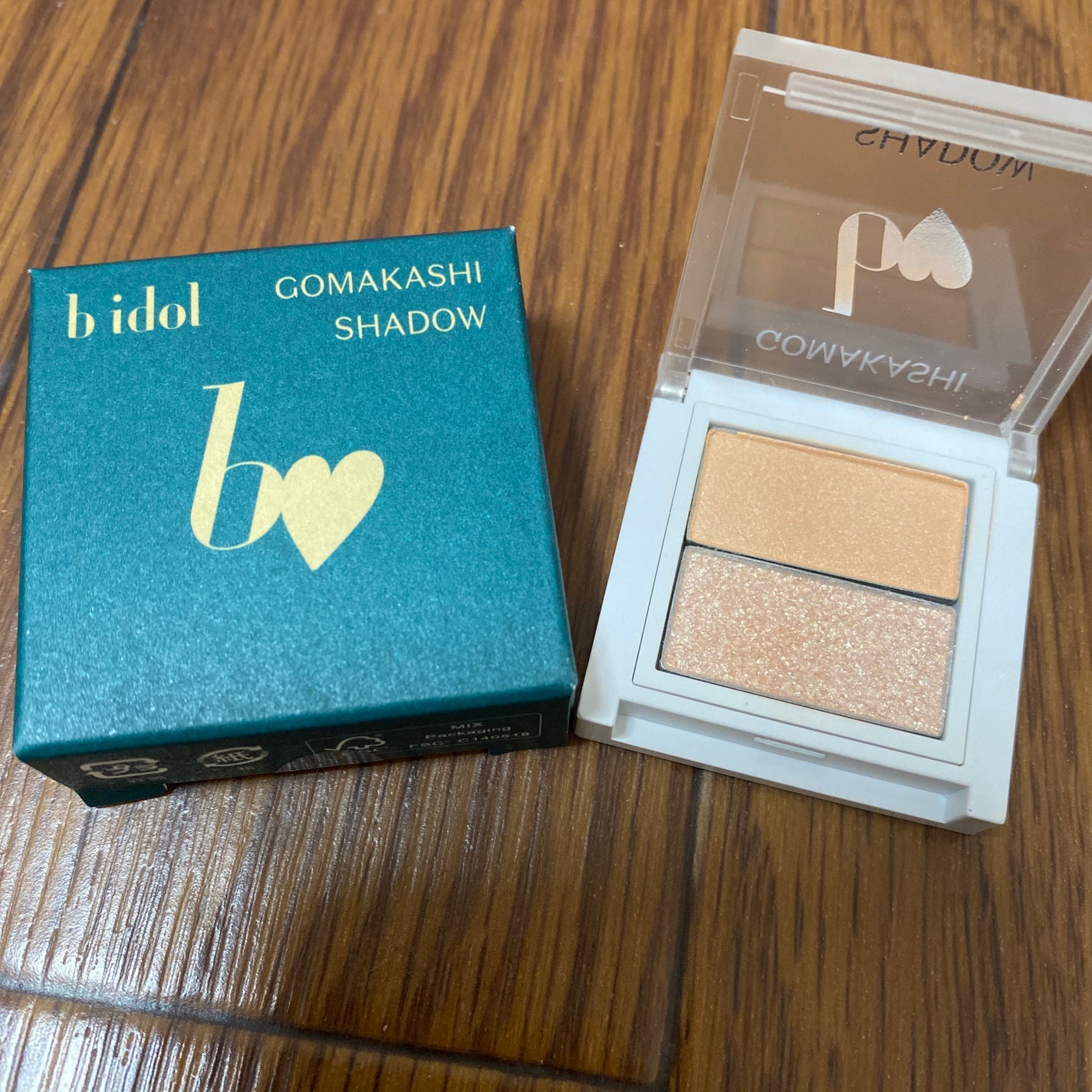 ごまかしシャドウ/b idol/アイシャドウパレットを使ったクチコミ(1枚目)