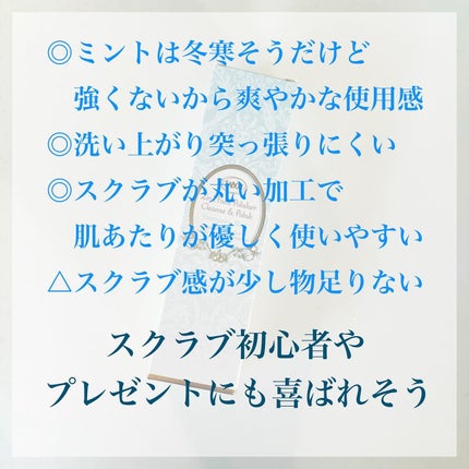 フェイスポリッシャー リフレッシング(ミント)/SABON/スクラブ・ゴマージュを使ったクチコミ(5枚目)