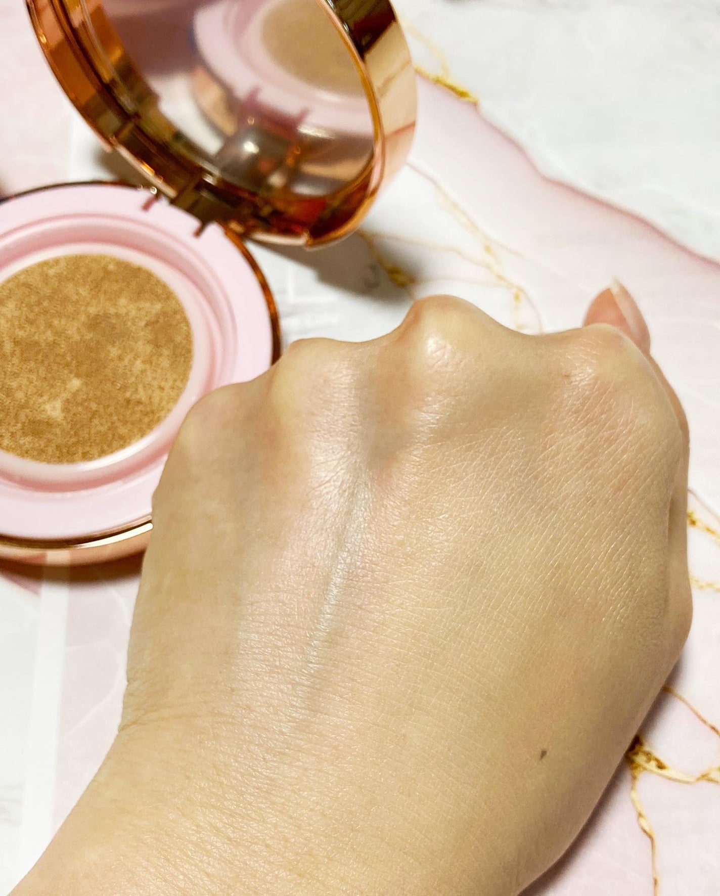 ピンクティーツリーカバークッション/APLIN/クッションファンデーションを使ったクチコミ(8枚目)