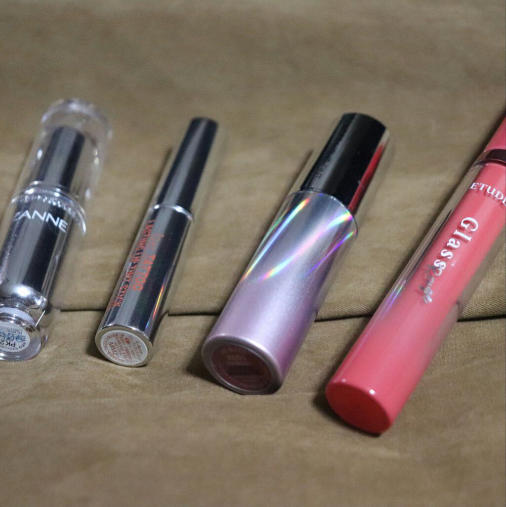 ラスティンググロスリップ/CEZANNE/口紅を使ったクチコミ（3枚目）