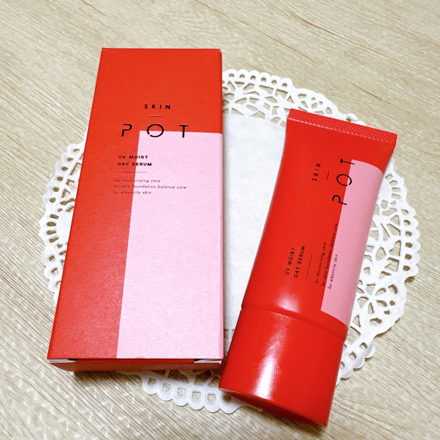 UVモイストデイセラム/SKIN POT/日焼け止めローションを使ったクチコミ(2枚目)