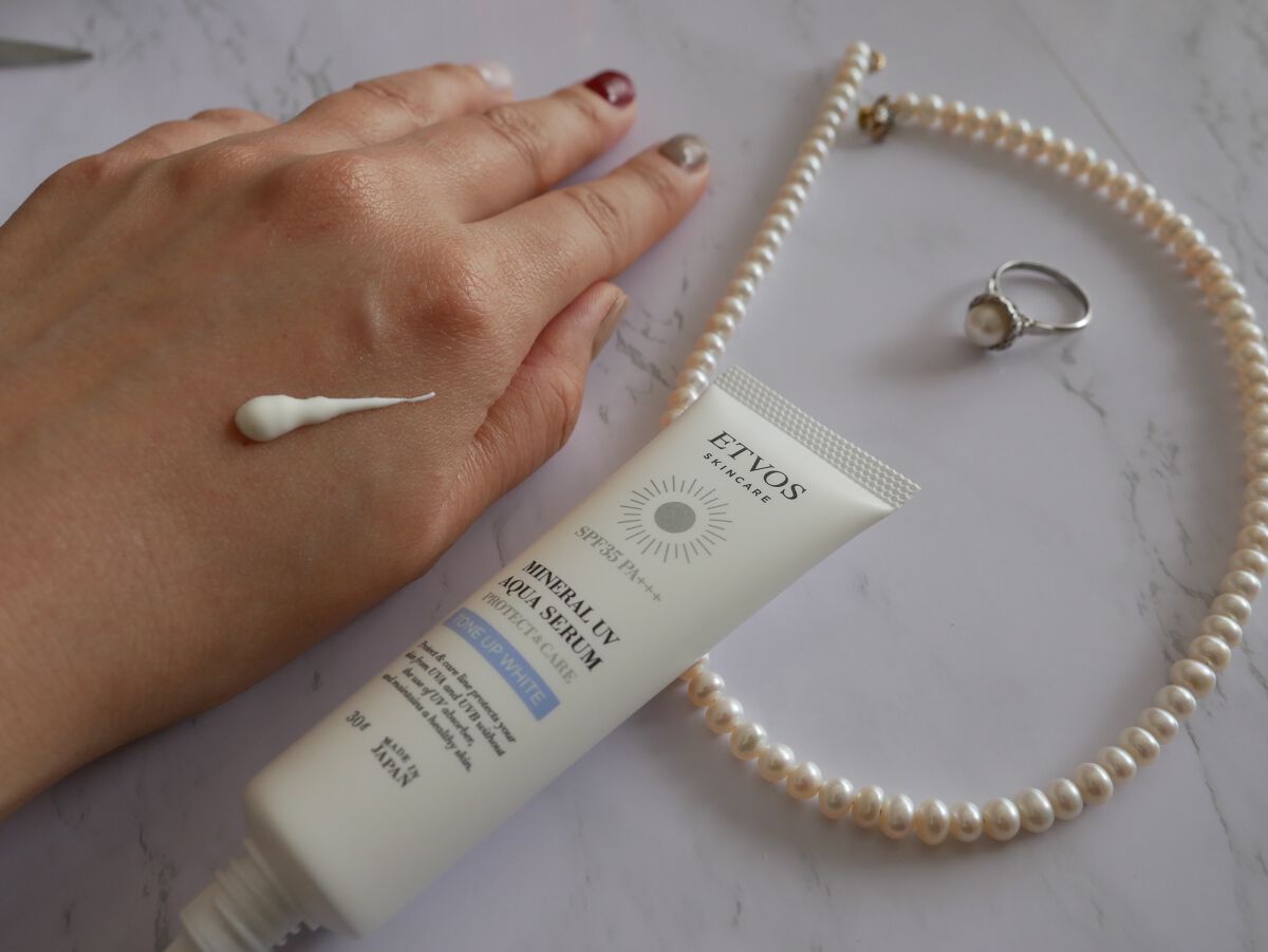 ミネラルUVアクアセラム/エトヴォス/美容液を使ったクチコミ(1枚目)