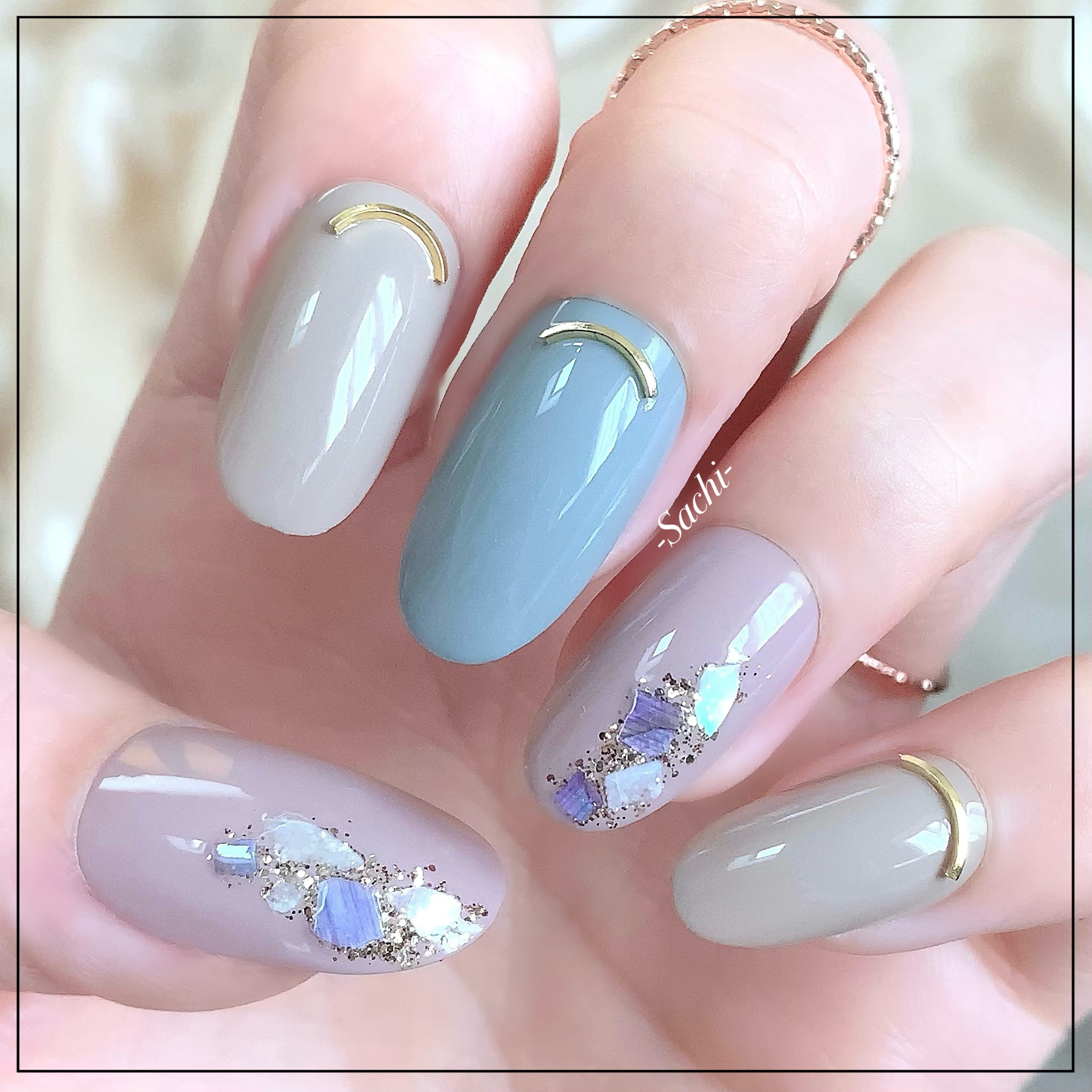 ネイルホリック Dusty pastel color BE314/ネイルホリック/マニキュアを使ったクチコミ（2枚目）