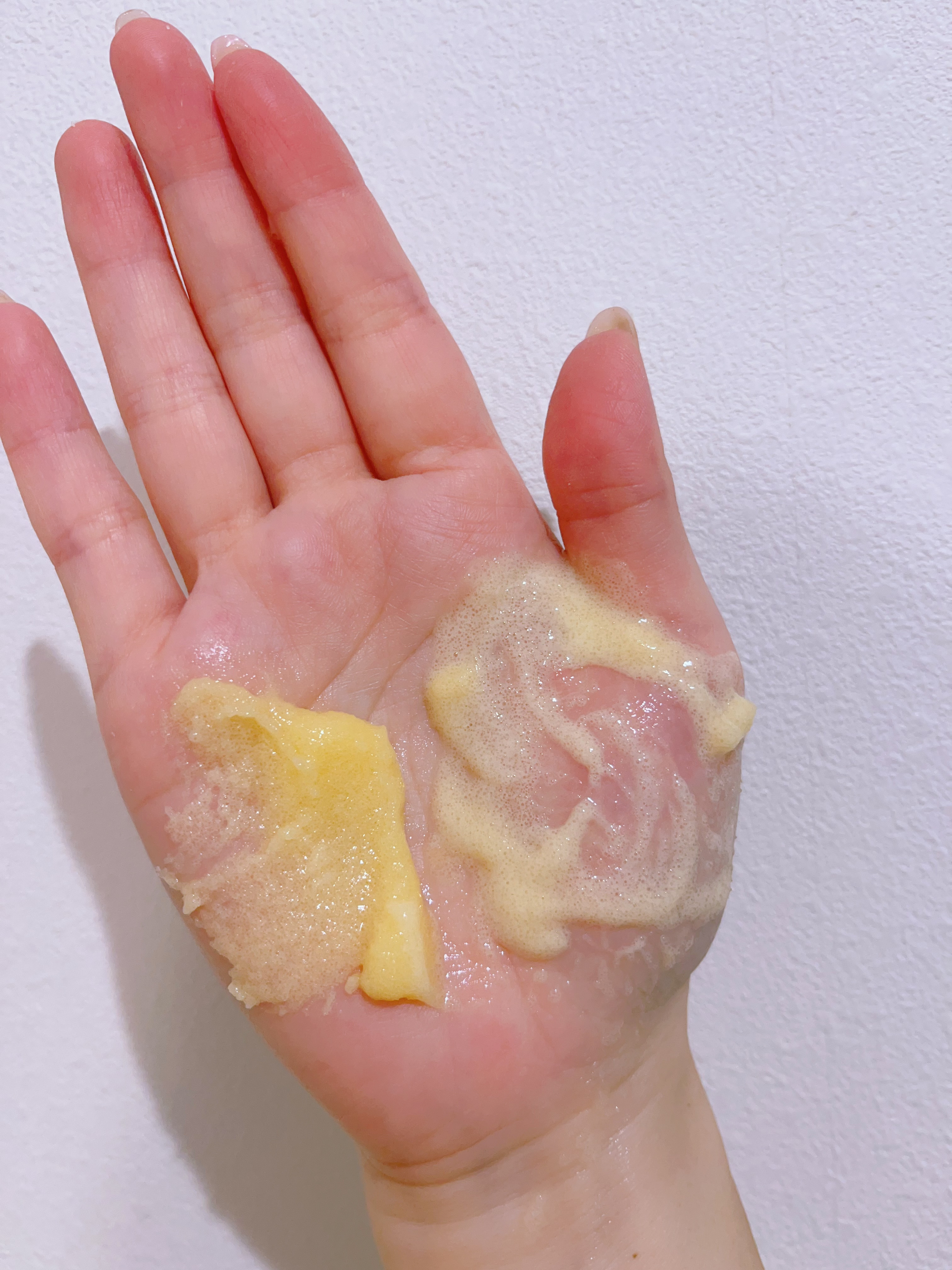 Q+Me スウィートボムタラソスクラブレモンティーの香り 180g/AGARISM/バストケア・ヒップケアを使ったクチコミ（3枚目）