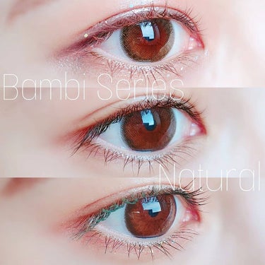 AngelColor バンビシリーズ ワンデー ナチュラルのクチコミ「Bambi Series  Natural﻿
﻿
﻿
益若つばささんプロデュースの﻿
Bamb.....」（1枚目）