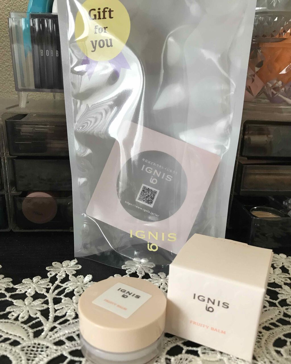 イグニス イオ フルーティ バーム/IGNIS/リップバームを使ったクチコミ(1枚目)