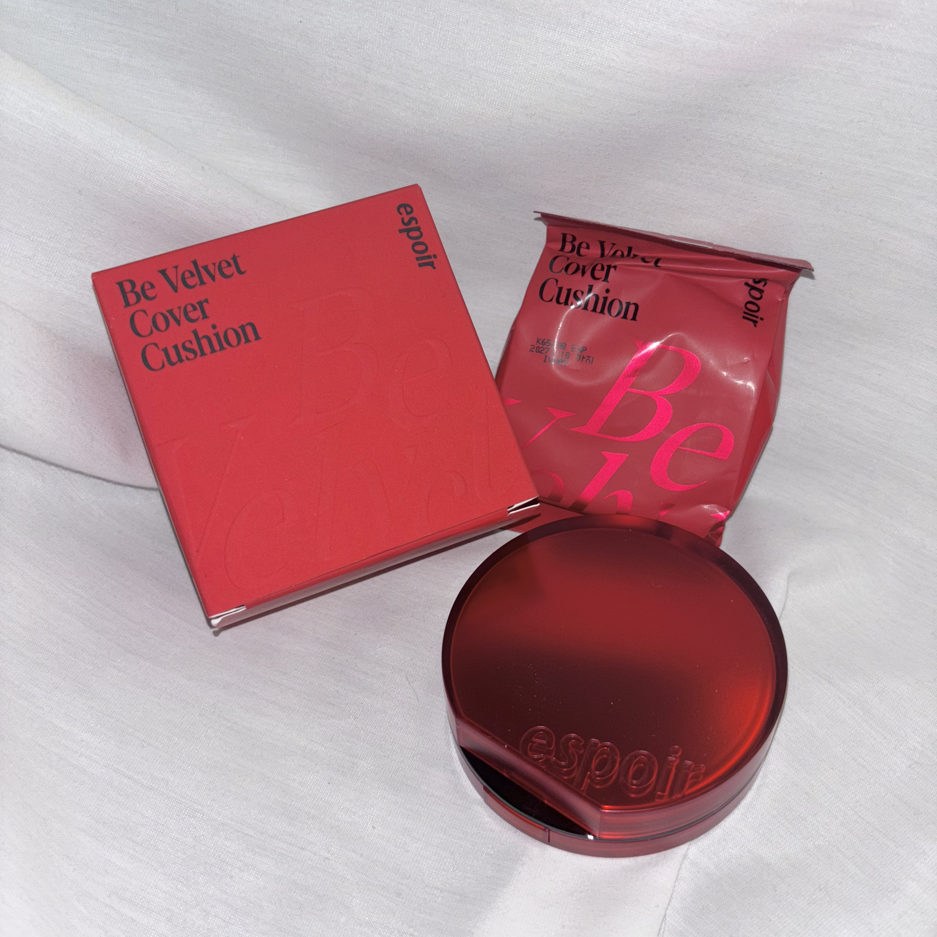 ビーベルベットカバークッション/espoir/クッションファンデーションを使ったクチコミ（1枚目）