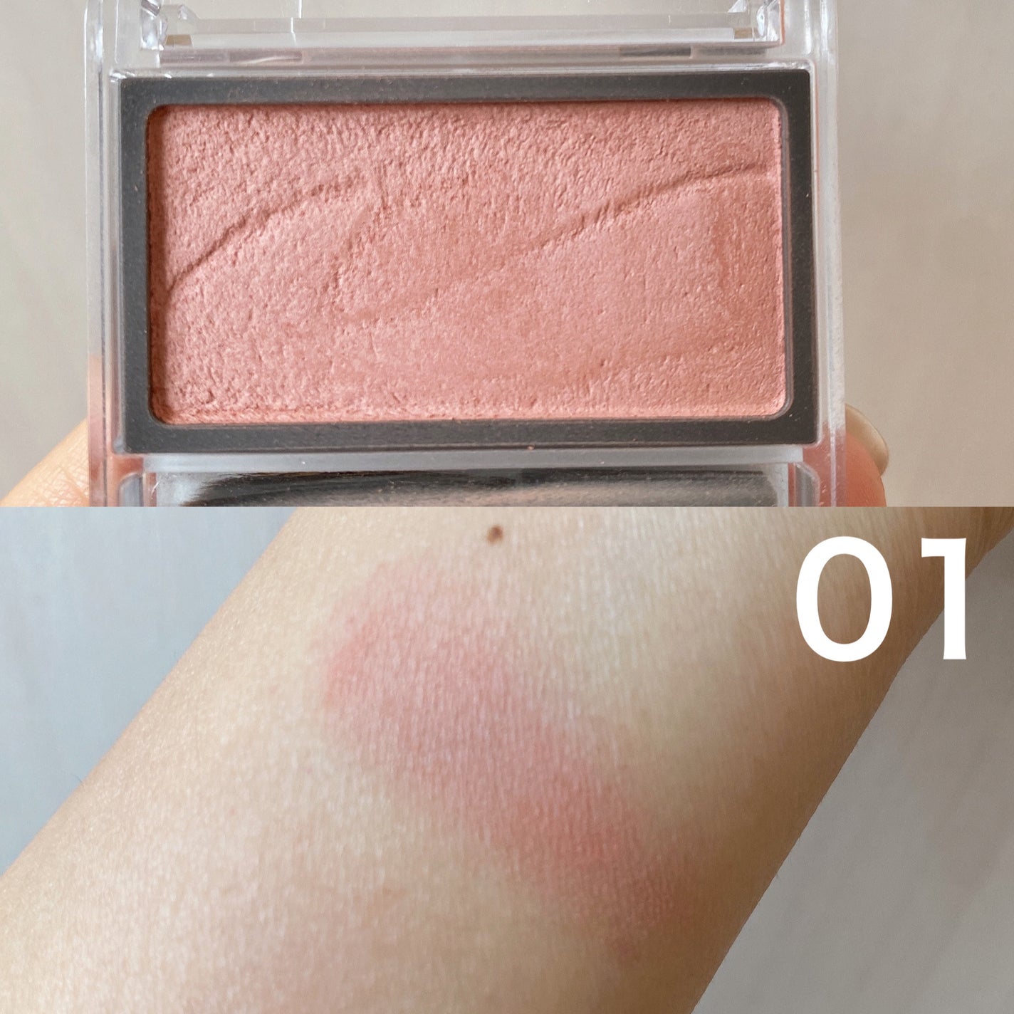 チークブラッシュ/CEZANNE/パウダーチークを使ったクチコミ(2枚目)