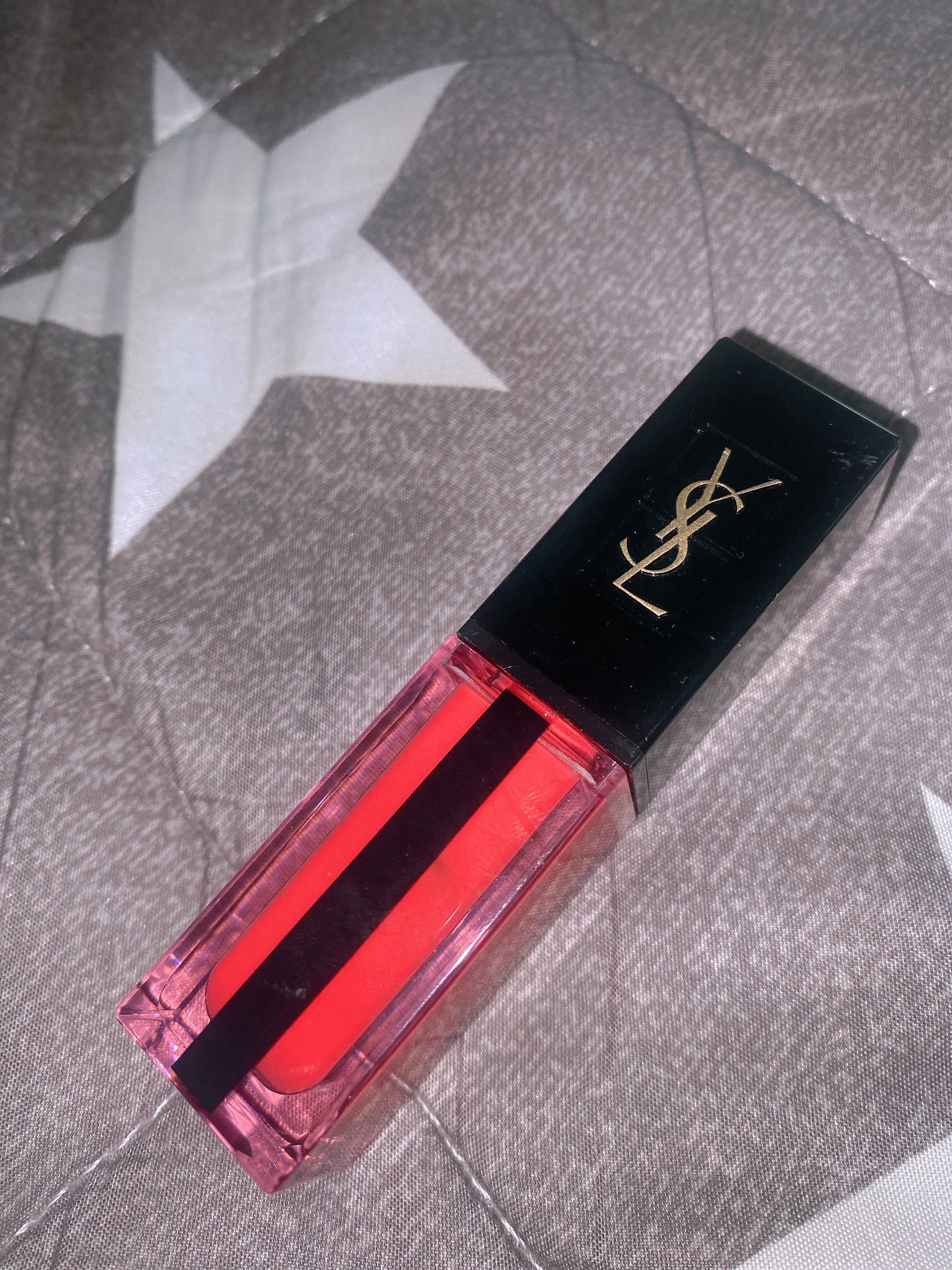 ルージュ ピュールクチュール ヴェルニ ウォーターステイン/YVES SAINT LAURENT BEAUTE/口紅を使ったクチコミ(1枚目)