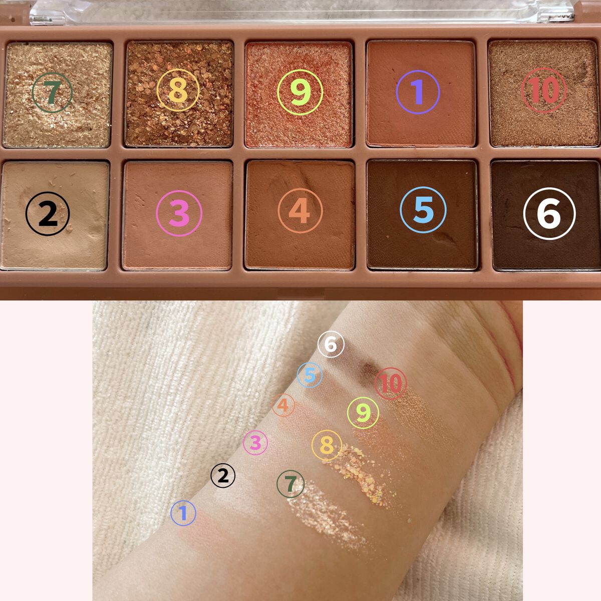 ベターザンパレット/rom&nd/アイシャドウパレットを使ったクチコミ（2枚目）